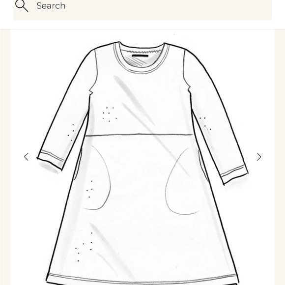 Gudrun Sjoden Black Velvet Velour Tunic Dress Size S/M NWT - Picture 8 of 8